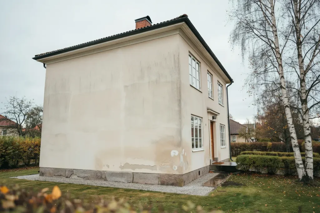 dr nering och fasad s uppt cker du n r markfukt b rjar p verka huset