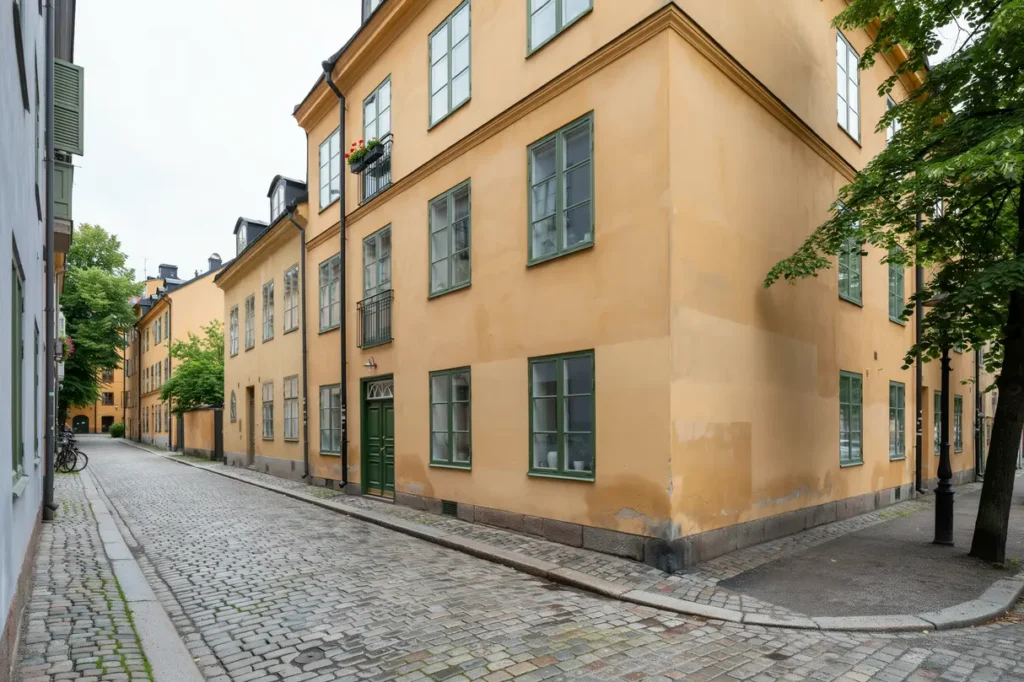 fasadrenovering och omputsning av flerbostadshus p s dermalm